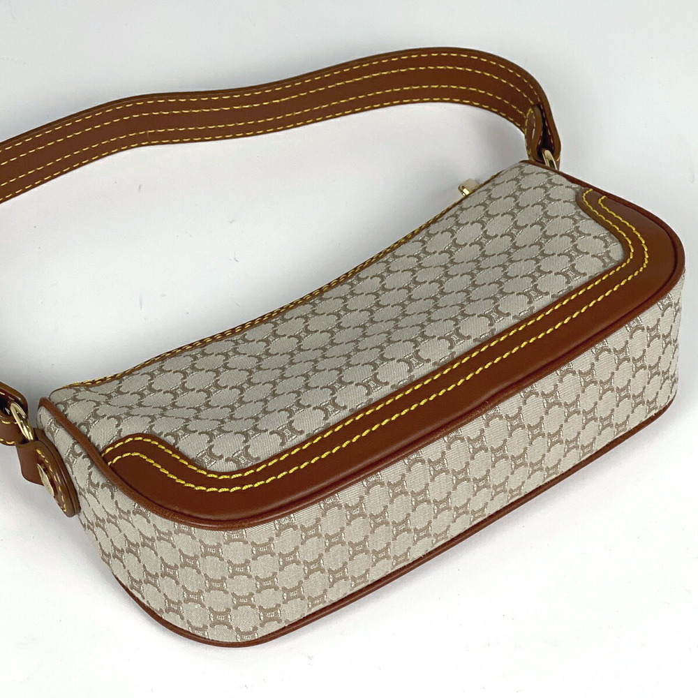 Celine Macadam Pattern Shoulder Canvas Shoulder B… - image 2